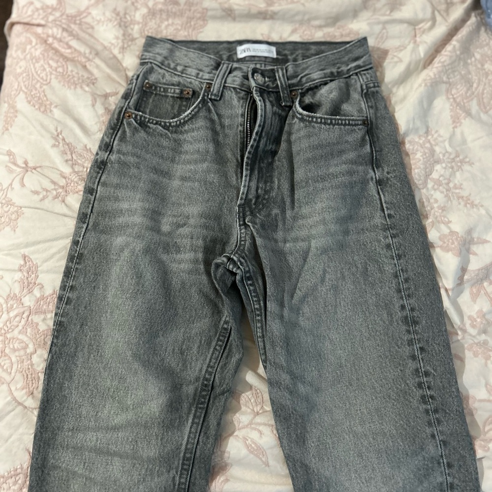 Gray Denim Jeans